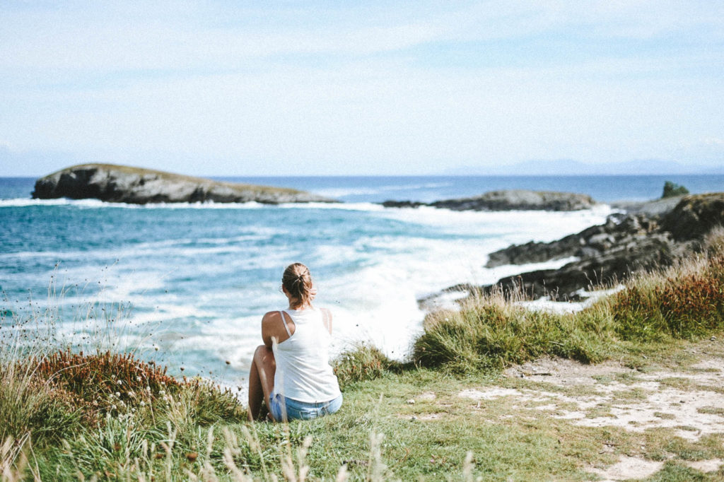 Roadtrip Ausblick aufs Meer